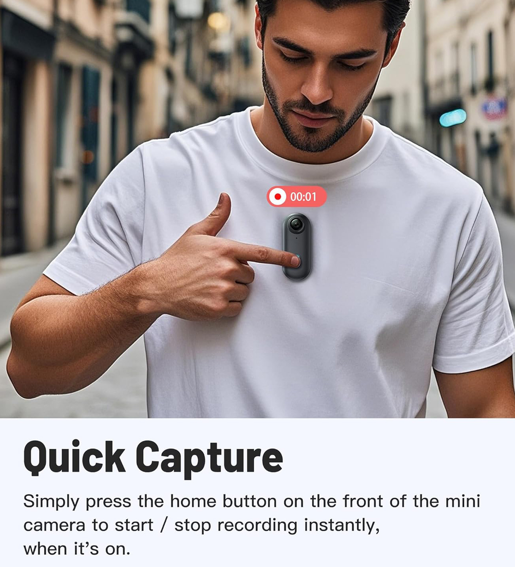 Wi-Fi Action Camera 4K Thumb Camera - Image 5