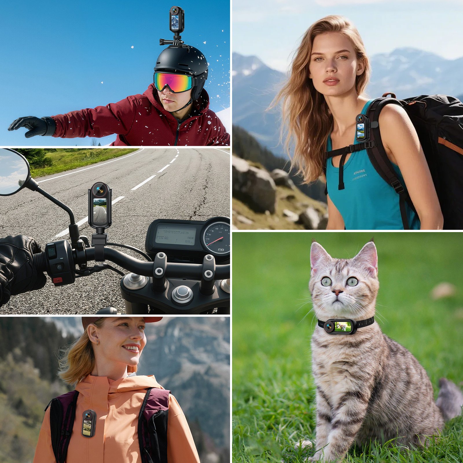 4K 60FPS Anti-Shake Action Thumb Camera - Image 3